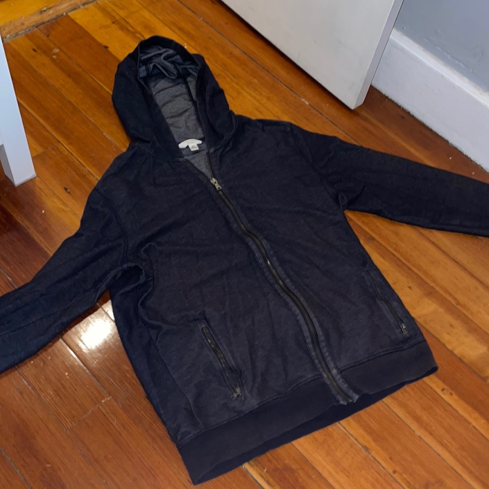 Calvin Klein Denim-style Lightweight Zip Hoodie!